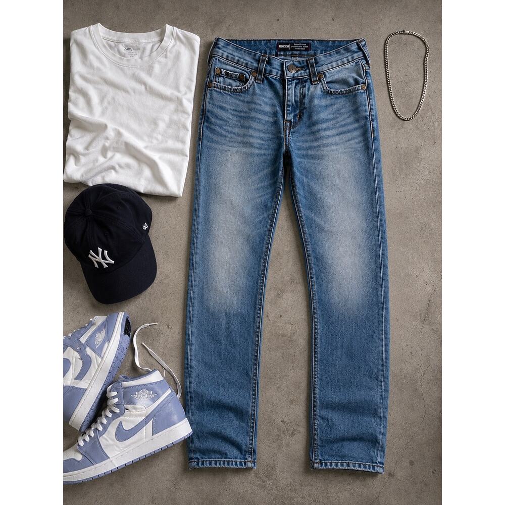 True Religion Rocco Super T Skinny Jeans Men’s 29 Y2K Stacked Denim Streetwear